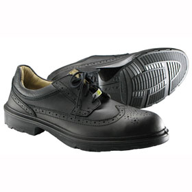 Sicherheitsschuhe Fußschutz ESD S2  ELTEN OFFICER Halbschuh, schwarz, ESD-fähige Brandsohle,