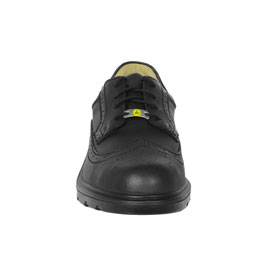 Sicherheitsschuhe Fußschutz ESD S2  ELTEN OFFICER Halbschuh, schwarz, ESD-fähige Brandsohle,
