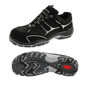 Sicherheitsschuhe Fußschutz ESD S2  ELTEN MOTION Low Halbschuh, Farbe: schwarz-grau,