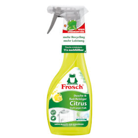Frosch Citrus Dusche & Bad - Reiniger Sprühflasche entfernt Kalk und Seifenreste