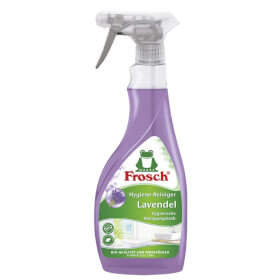Frosch Lavendel Hygiene - Reiniger Sprühflasche für abwischbare Flächen in Bad und WC