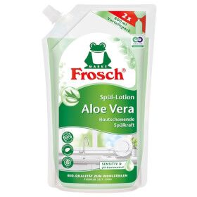 Frosch Aloe Vera Spl - Lotion Nachfllbeutel 6er Set mit optimaler Fett - und Schmutzlsekraft