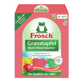 Frosch Granatapfel Bunt - Waschpulver geeignet fr farbige Textilien