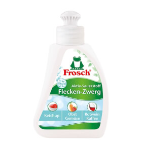 Frosch Aktiv - Sauerstoff Flecken - Zwerg 8er Set entfernt bleichbare Flecken wie Ketchup, Rotwein oder Kaffee