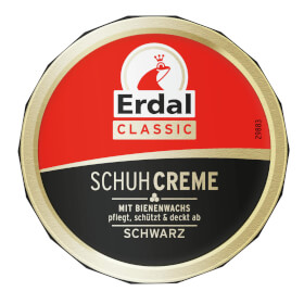 Erdal Classic Schuhcreme Dose schwarz pflegt, schützt das Leder und deckt ab