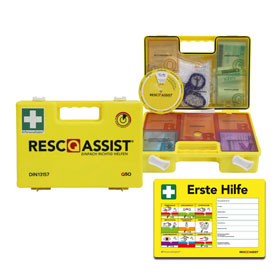 Resc - Q - Assist Q50 Verbandkoffer DIN13157 Erste - Hilfe - Koffer mit Schnellhilfe - System