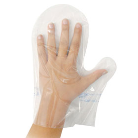 Hygostar Cleanhands PE - Handschuh für das Quick&Clean System, Fäustling