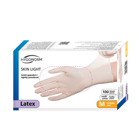 Franz Mensch Latexhandschuhe Skin light, weiss gepudert vollanatomisch wie eine zweite Haut