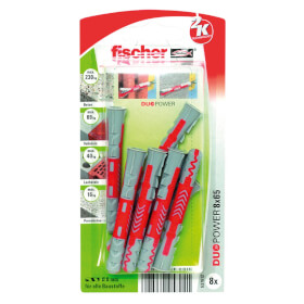 fischer DuoPower 8 x 65 zwei Komponenten Klapp - , Spreiz - und Knotdübel