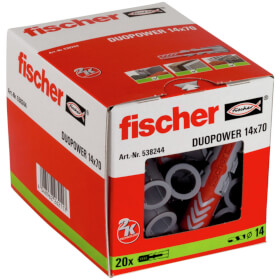 fischer DuoPower 14 x 70 zwei Komponenten Klapp - , Spreiz - und Knotdbel