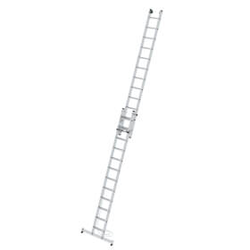 Munk Stufen - Seilzugleiter aus Aluminium, zweiteilig Stufenanzahl 2 x 12, Arbeitshhe 7, 0 m