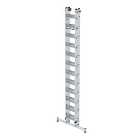 Munk Stufen-Seilzugleiter aus Aluminium, zweiteilig Stufenanzahl 2 x 12, Arbeitshhe 7,0 m