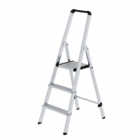 Gnzburger Steigtechnik ML Aluminium - Stufenstehleiter 3 Stufen, Arbeitshhe 2, 75 m