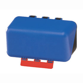 Aufbewahrungssysteme fr PSA GEBRA SecuBox Mini, blau, Kunststoff,  nicht abschliebar, 