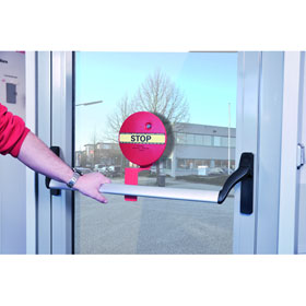 Dexcon Türüberwachung zur Sicherung für Türen und Fenstern mit Stangengriffen
