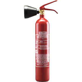 GLORIA Kohlendioxid - Feuerlöscher Stahlbehälter mit Messingventil