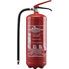 Adler Pulver - Feuerlöscher PDE6 Dauerdrucklöscher mit Druckhebelarmatur