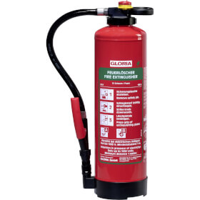 Gloria Bio - Schaum - Aufladelöscher SB 6 Pro fluorfrei mit Schlagknopfauslösung und Löschpistole