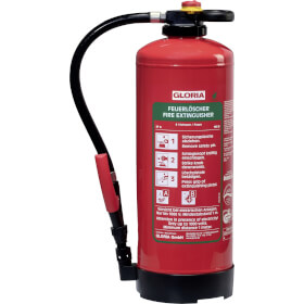 Gloria Bio - Schaum - Aufladelöscher SB 9 Pro fluorfrei mit Schlagknopfauslösung und Löschpistole