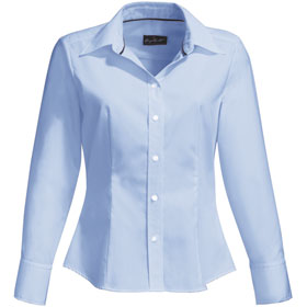 Damenblusen Business HAKRO Bluse fr Damen, Langarm, hellblau, 