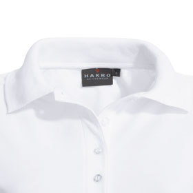 Berufsbekleidung Poloshirts HAKRO Damen-Poloshirt 'CLASSIC', wei,