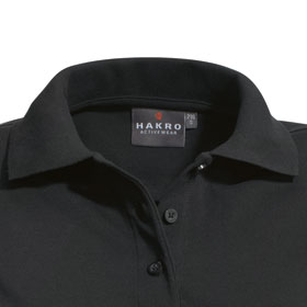 Berufsbekleidung Poloshirts HAKRO Damen-Poloshirt 'CLASSIC', schwarz,