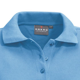 Berufsbekleidung Poloshirts HAKRO Damen-Poloshirt 'CLASSIC', hellblau,