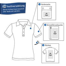 Berufsbekleidung Poloshirts HAKRO Damen-Poloshirt 'CLASSIC', hellblau,