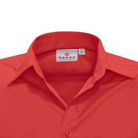 Hemden Arbeitshemden HAKRO Arbeitshemd 'Performance', Langarm, rot,