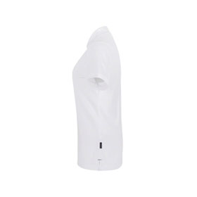 No 206 Women-Poloshirt Coolmax weiß Piqué-Poloshirt, temperaturregulierend