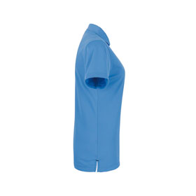 No 206 Women-Poloshirt Coolmax malibu-blue Piqué-Poloshirt, temperaturregulierend