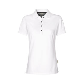 Hakro Damen Poloshirt Cotton - Tec weiß pflegeleicht und aus temperaturregulierenden Funktionsfasern