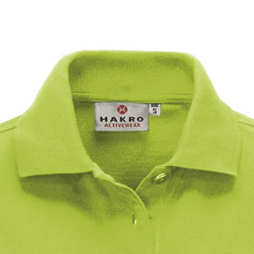 Berufsbekleidung Poloshirts HAKRO Damen-Poloshirt 'performance', hellgrün,