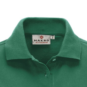 Berufsbekleidung Poloshirts HAKRO Damen-Poloshirt 'performance', dunkelgrün,