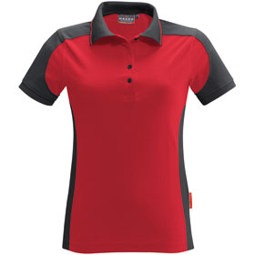 Berufsbekleidung Poloshirts HAKRO Damen - Poloshirt contrast performance, rot, 