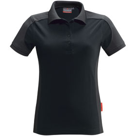 Berufsbekleidung Poloshirts HAKRO Damen - Poloshirt contrast performance, schwarz, 