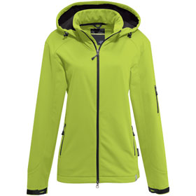 Berufsbekleidung Funktionsbekleidung HAKRO Damen - Softshell - Jacke Alberta, kiwi, 