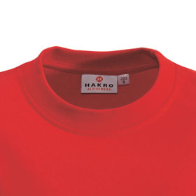 Berufsbekleidung T-Shirts HAKRO T-Shirt 'Heavy', rot,
