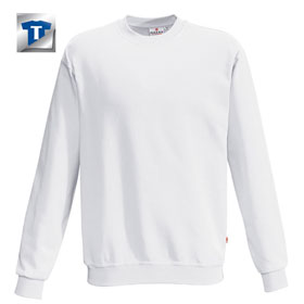 Berufsbekleidung Sweatshirt HAKRO Sweatshirt performance, wei, 