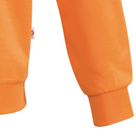 Berufsbekleidung Sweatshirt HAKRO Sweatshirt 'performance', orange,