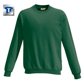 Berufsbekleidung Sweatshirt HAKRO Sweatshirt performance, dunkelgrün, 