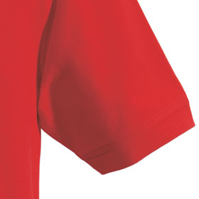 Berufsbekleidung Poloshirts HAKRO Poloshirt 'performance', rot,