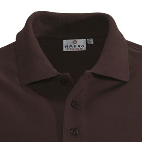 Berufsbekleidung Poloshirts HAKRO Poloshirt 'performance', braun,