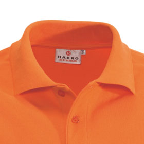 Berufsbekleidung Poloshirts HAKRO Poloshirt 'performance', orange,