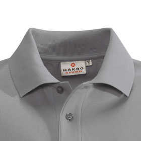 Berufsbekleidung Poloshirts HAKRO Poloshirt 'performance', mittelgrau,