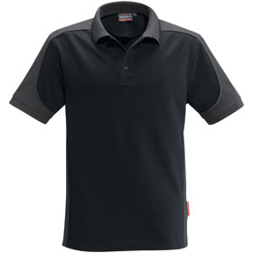 Berufsbekleidung Poloshirts HAKRO Herren - Poloshirt contrast performance, schwarz, 