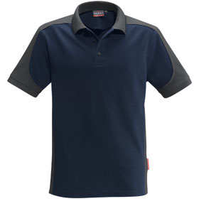 Berufsbekleidung Poloshirts HAKRO Herren - Poloshirt contrast performance, dunkelblau, 