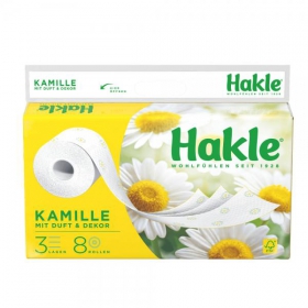 Hakle Kamille Toilettenpapier mit Kamillenduft natrliche Pflege mit Kamilleduft und Aloe - Vera - Extrakten