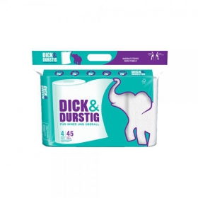 Hakle Dick&Durstig Haushaltstücher Küchenrolle besonders Saugstark und reißfest
