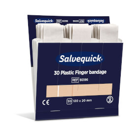 Salvequick Pflaster Nachfüllset für Pflasterspender Salvequick Fingerverbände wasserfest